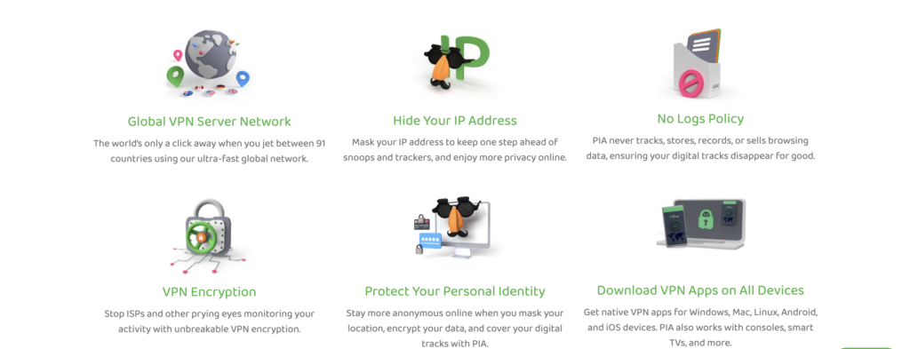 Private Internet Access VPN Features For IPTV Streaming